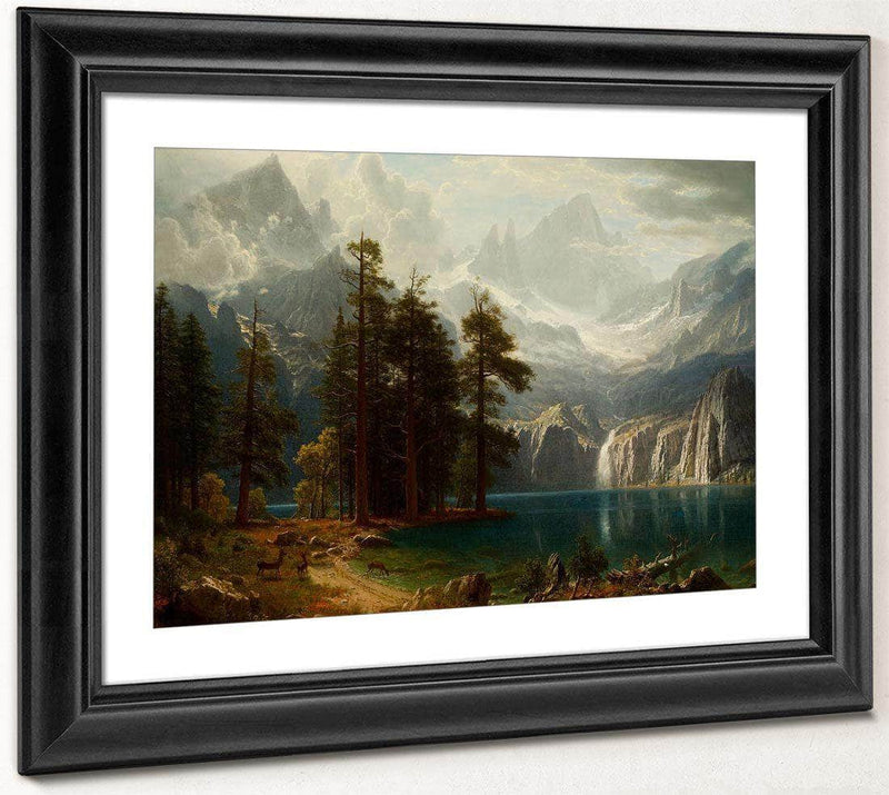 Sierra Nevada 1873 By Albert Bierstad Print, Canvas Art, Framed Print ...