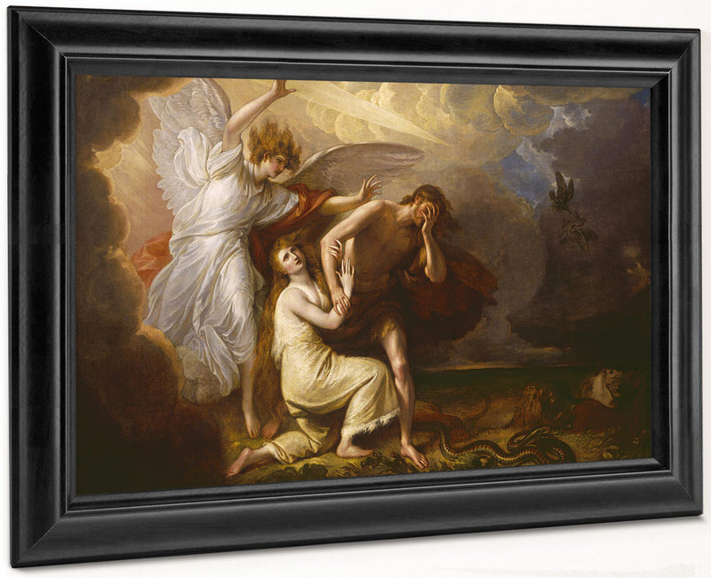 The Expulsion Of Adam And Eve From Pa Print Canvas Art Framed Print Truly Art 3456