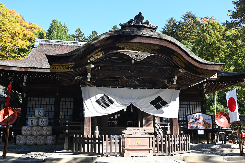 Takeda Bishi that can be seen at Takeda Shrine