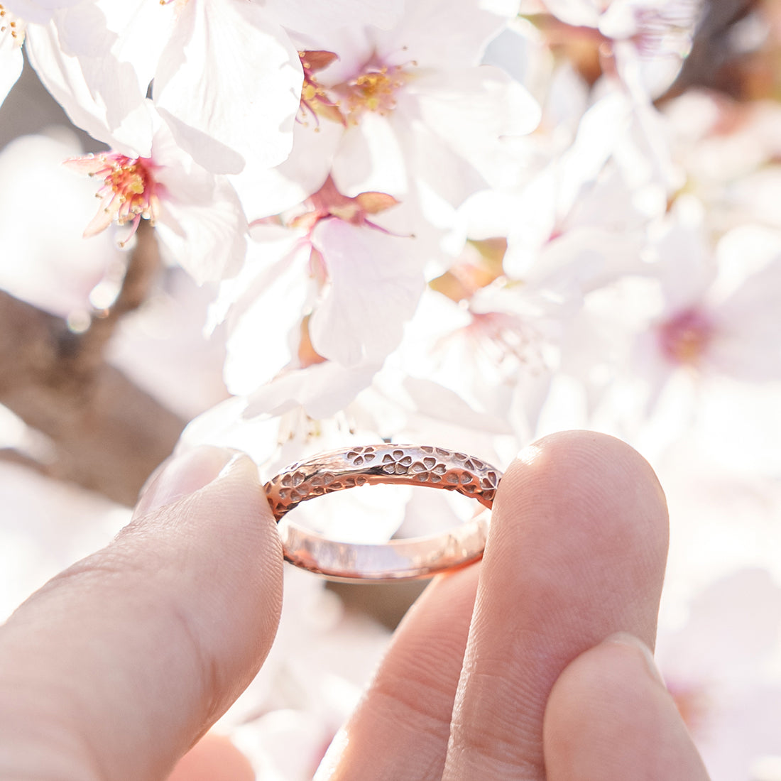 Cherry Blossoms in Japan Pink Sapphire & Diamond Necklace