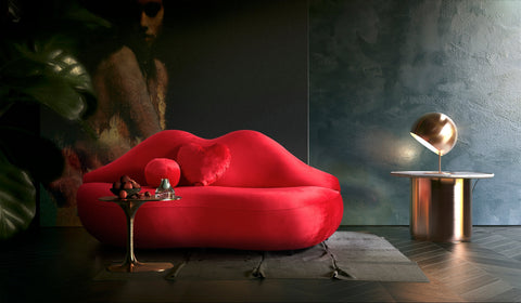 Lips Red Loveseat from Nova Furniture