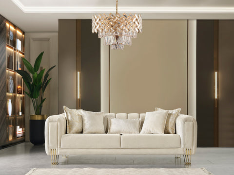 Santana Ivory Sofa from Nova Furniture