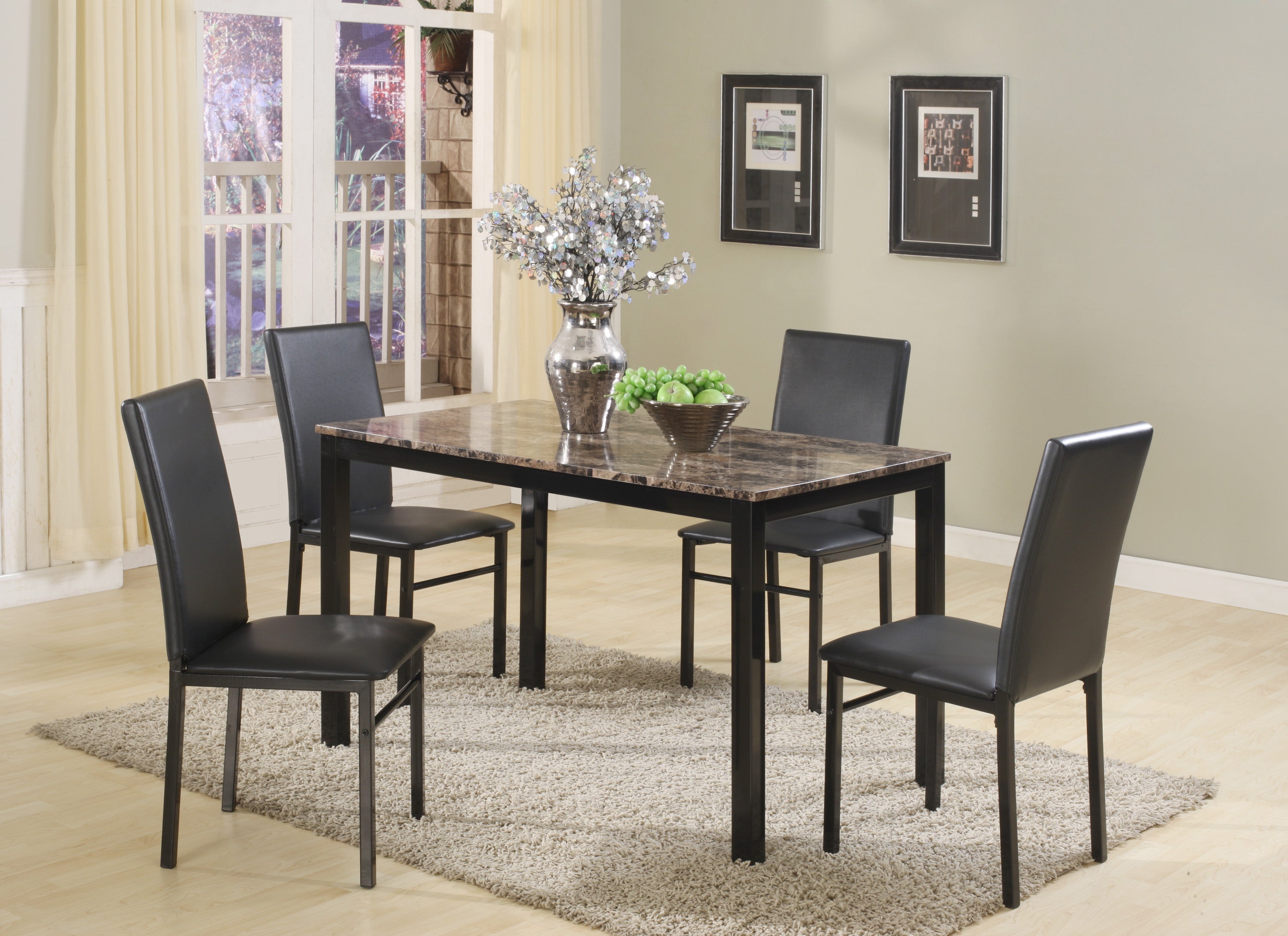 ahearn 5 piece dining set