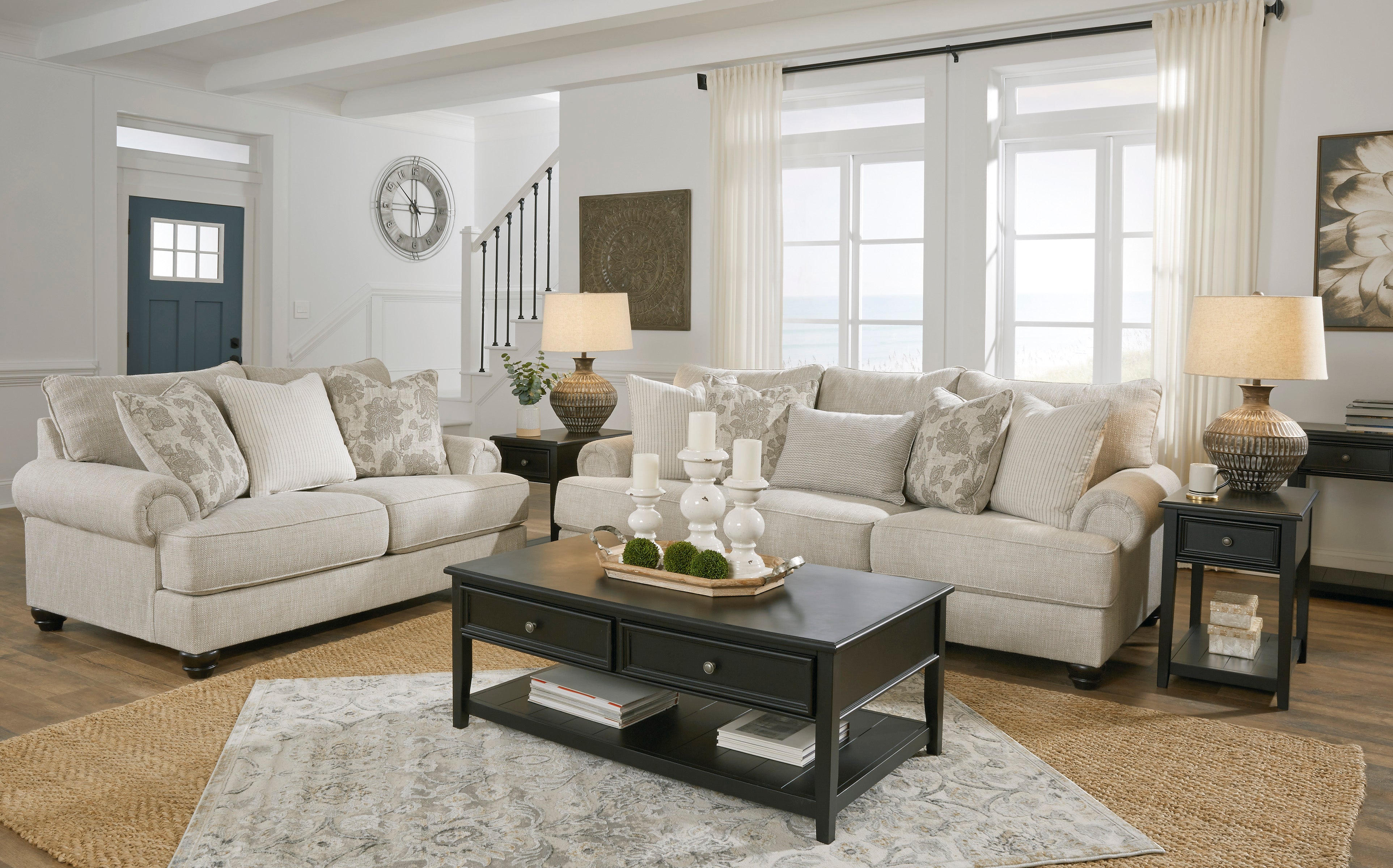 Asanti Fog Living Room Set - Luna Furniture from Ashley