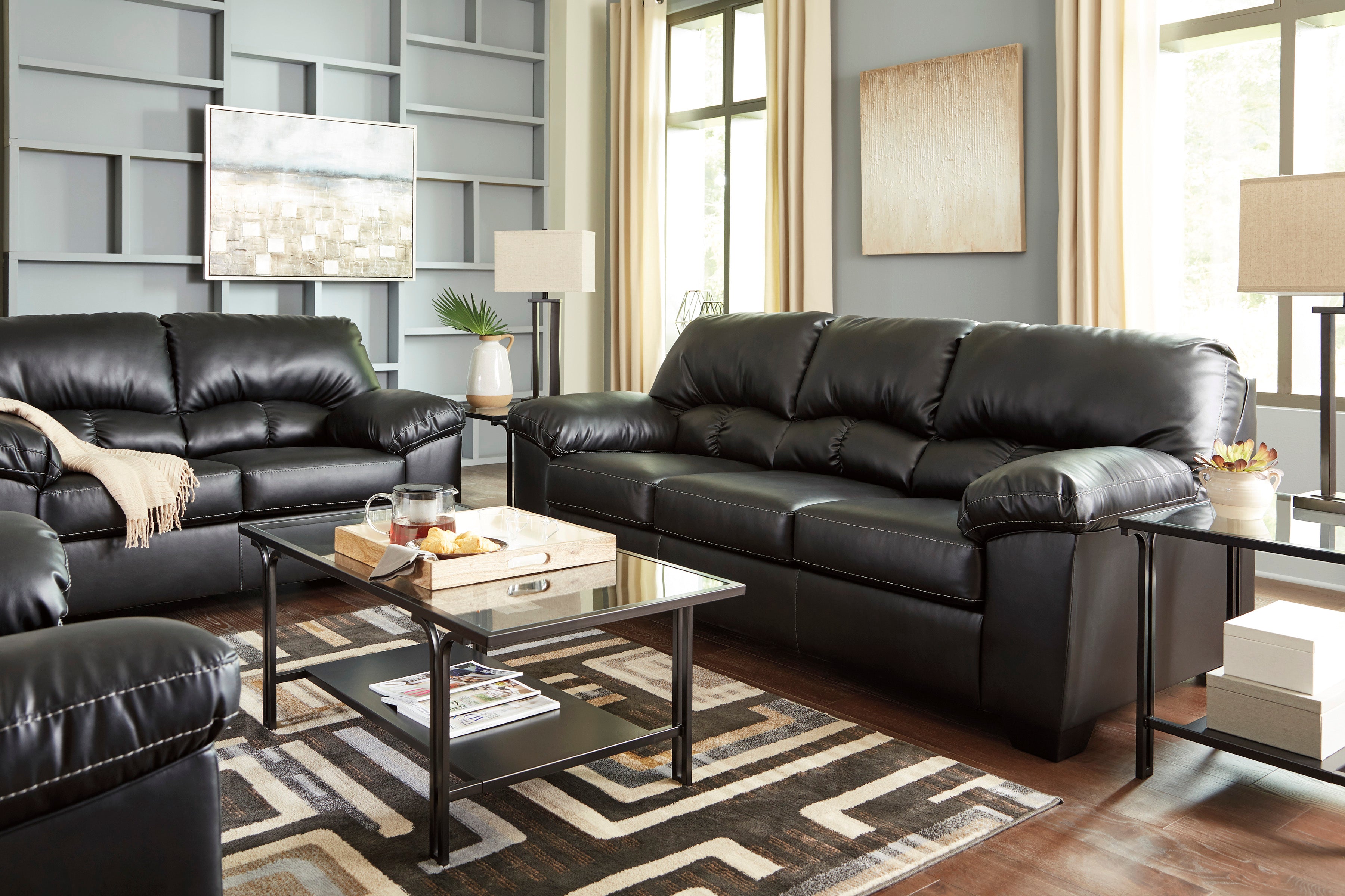 walmart black living room sets