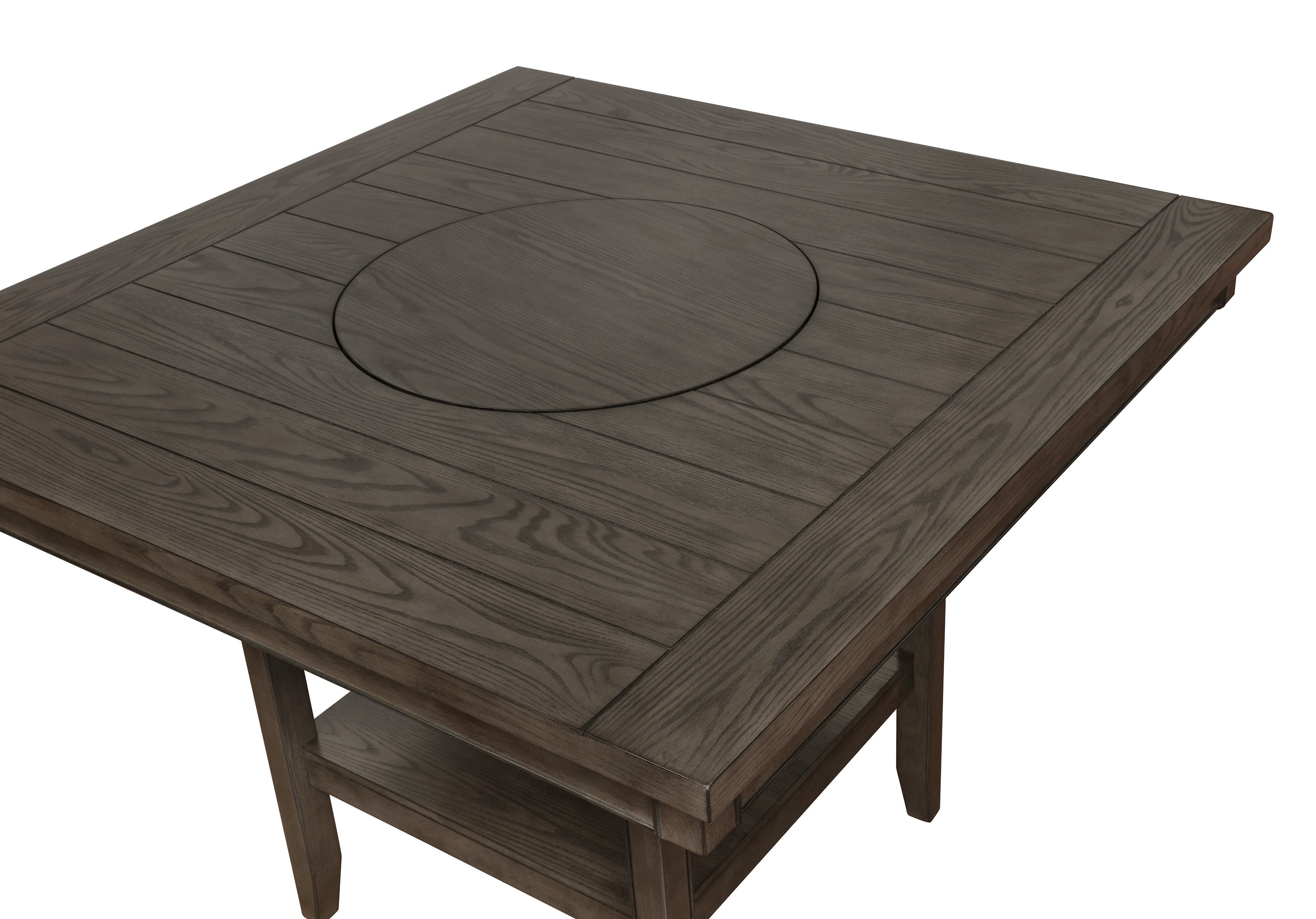 fulton counter height table with lazy susan