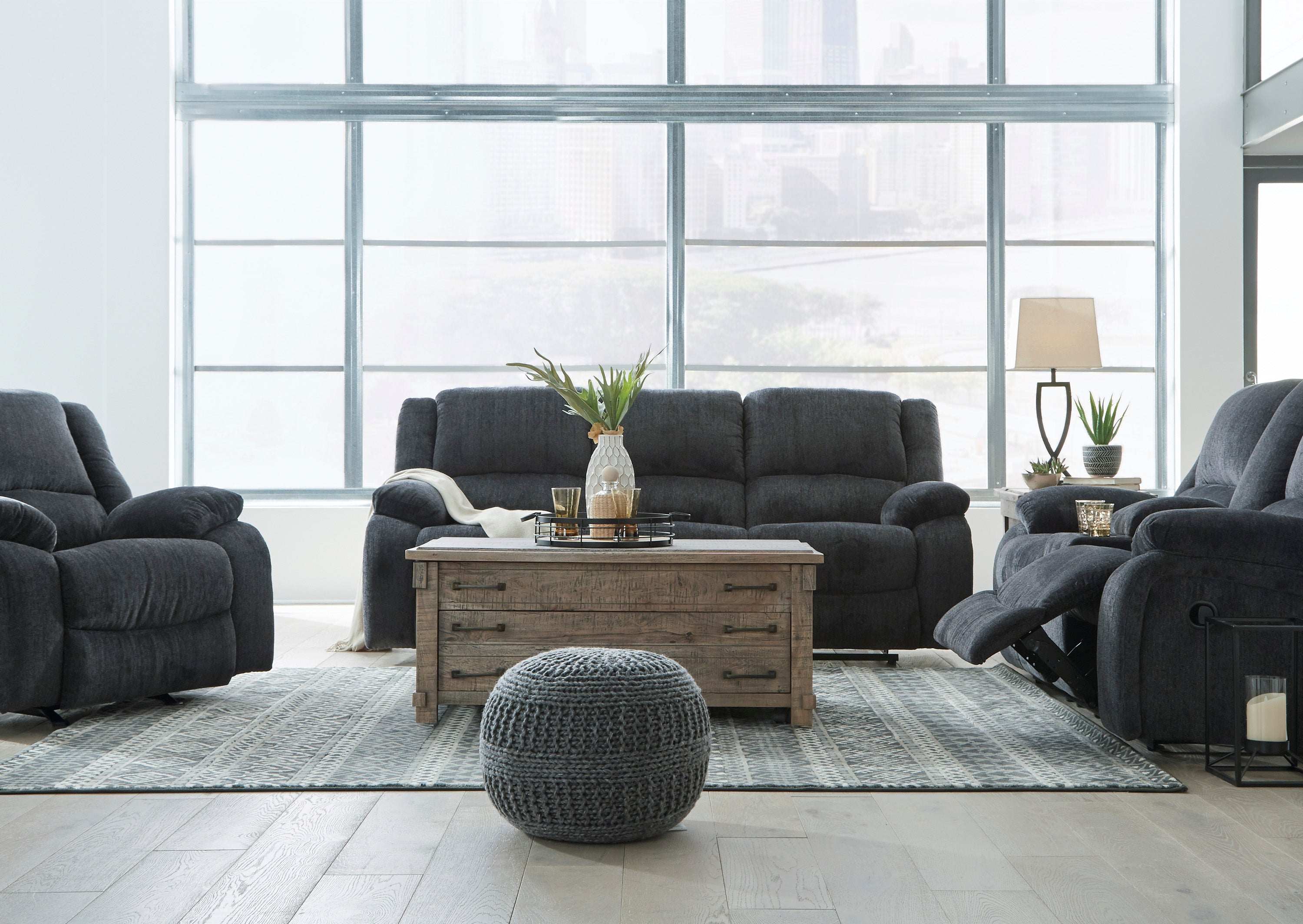 Draycoll Slate Reclining Living Room Set From Ashley Luna Furniture