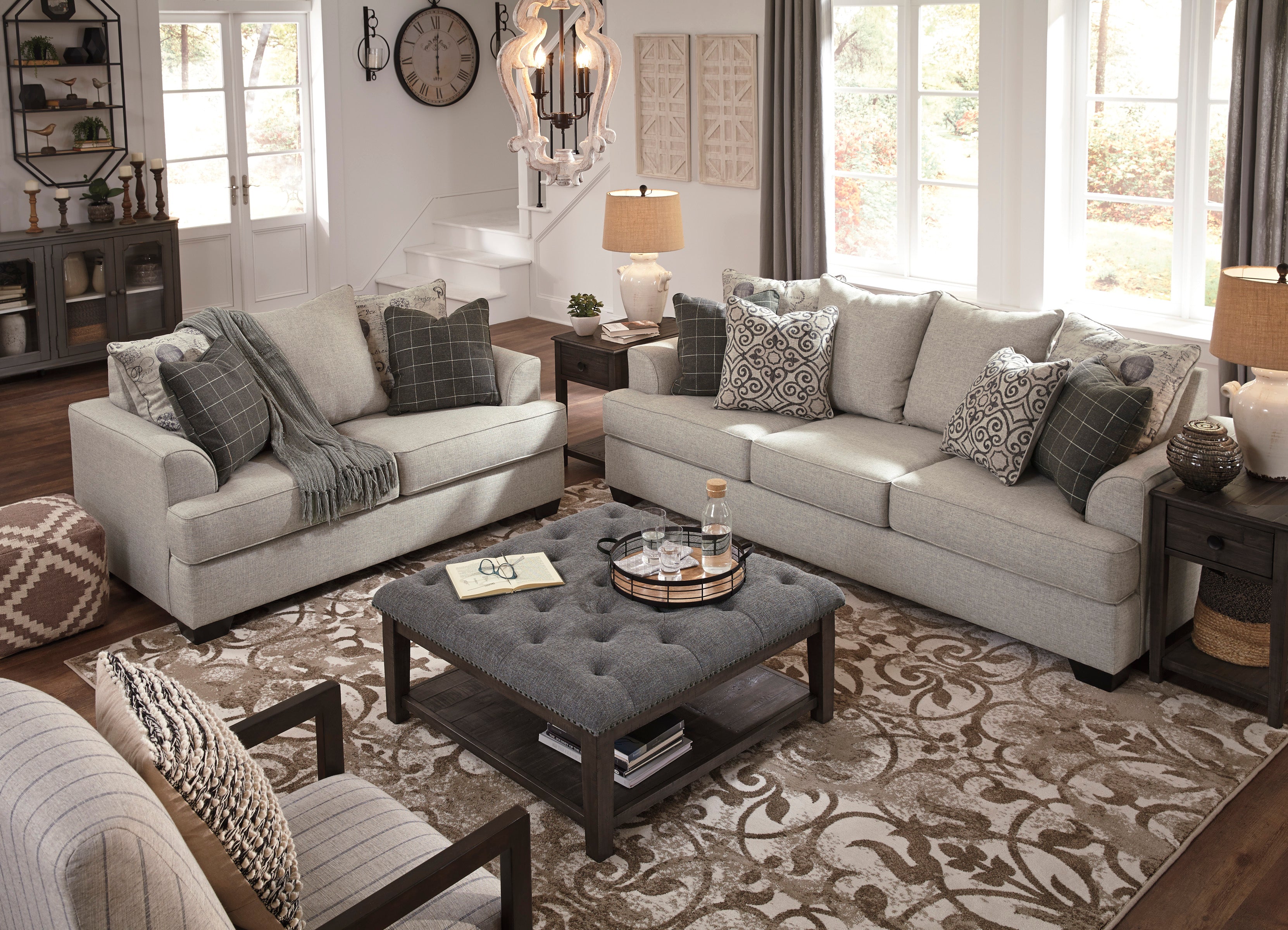 pewter living room furniture