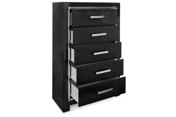 Kaydell Black Chest of Drawers