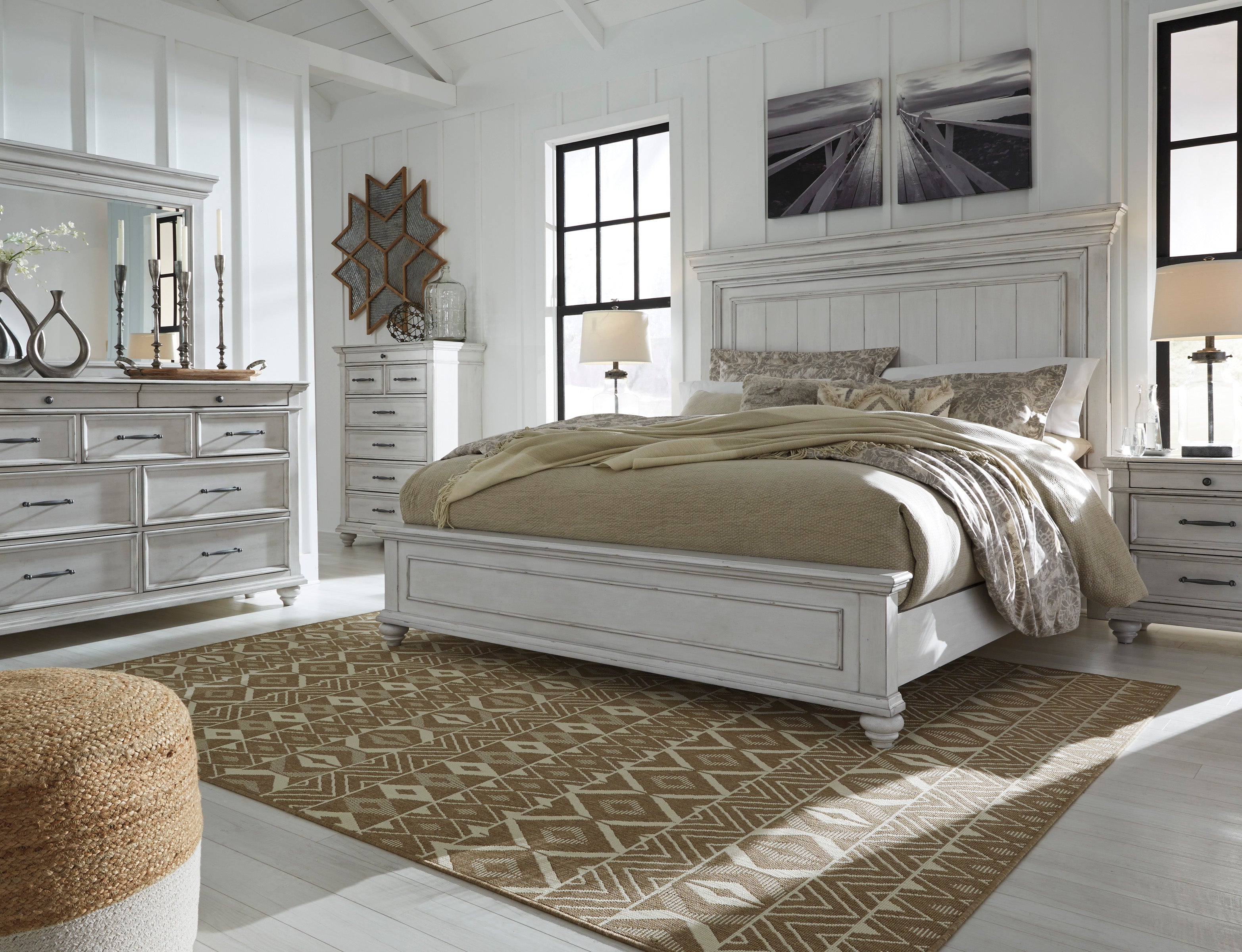 ashley whitewash bedroom furniture