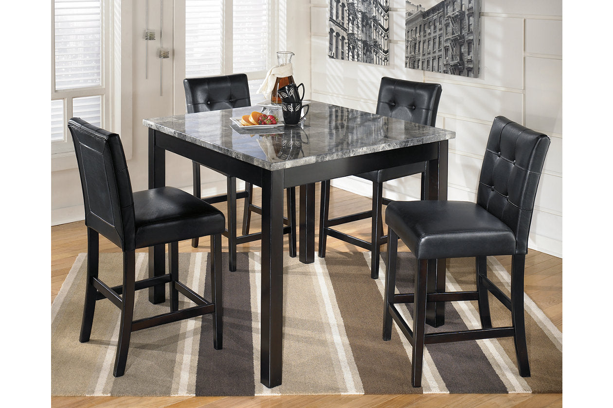 black high dining table