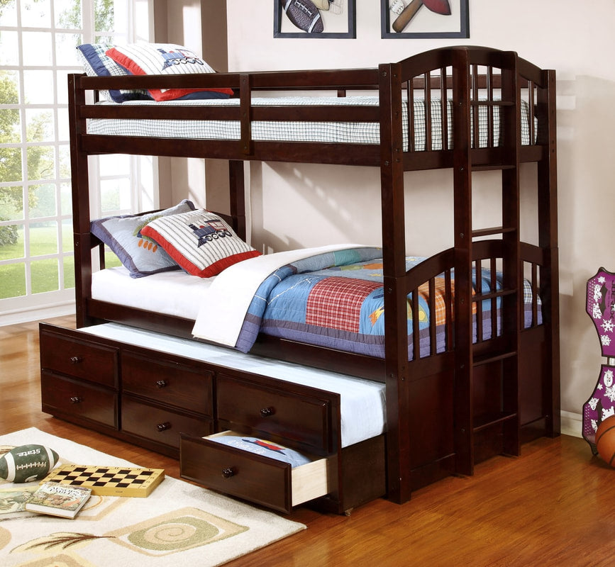 solid pine bunk beds with storage