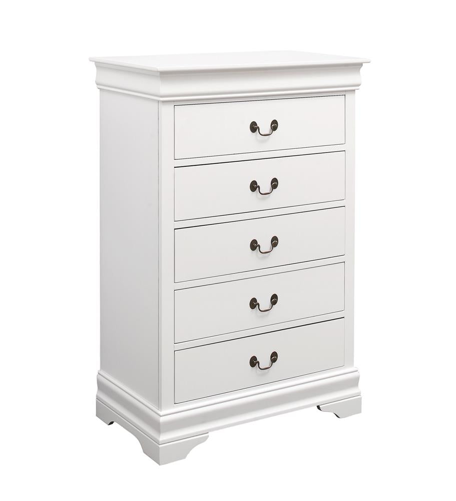 Louis Philippe White Dresser from Coaster (204693)