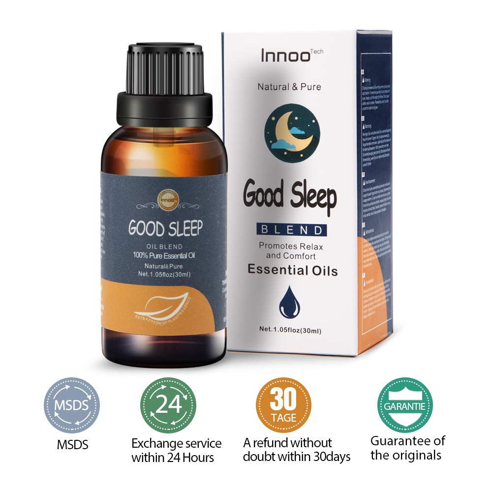 Innoo Tech Essential Oils Aromatherapy Good Sleep Oil Lavender Swee