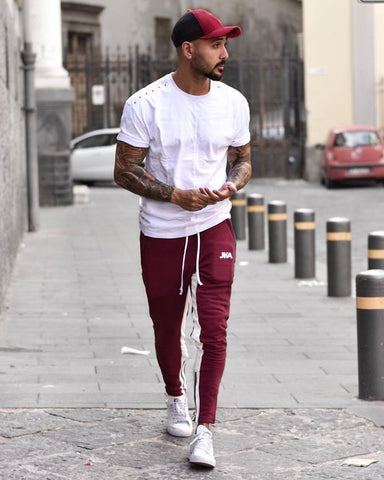 Mens Joggers Pants Gyms Fitness Casual Fashion Brand Joggers