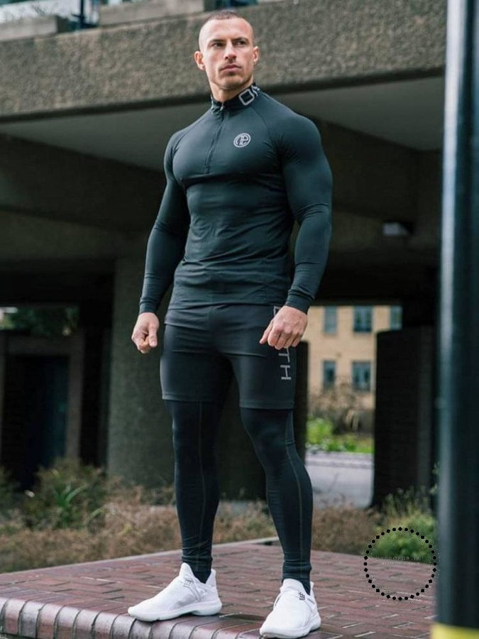 Men Gym Clothes Man Compression Set 3-pieces – myshoponline.com