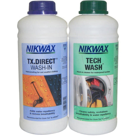 Nikwax Tech Wash/Softshell Proof Twin Pack – GS Equestrian