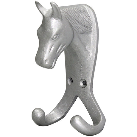 Perry Equestrian Horse Head Single Stable/Wall Hook Black