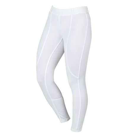 Canter Childs Full Seat Star Silicone Riding Tights- White