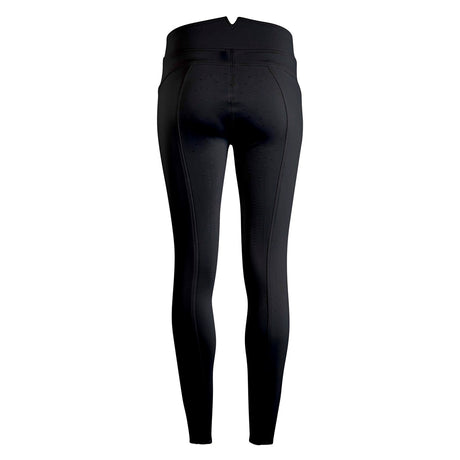 Montar Riding Legging Linnea Pull On Crystal Pocket Full Grip Ocean Blue 