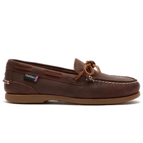 Chatham Deck II G2 Leather Boat Shoes, Chestnut