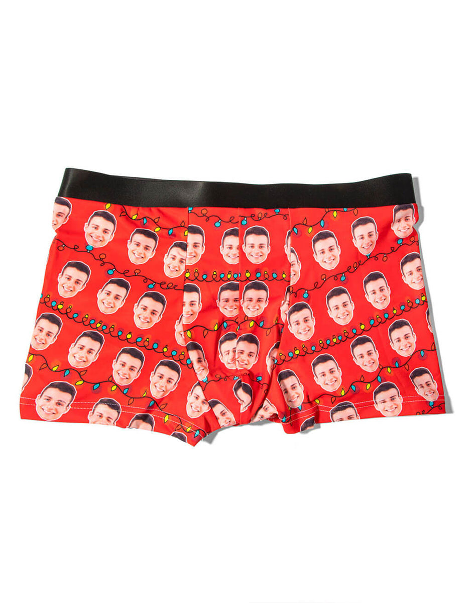 Christmas Lights Boxers - Custom Christmas Boxers – Super Socks