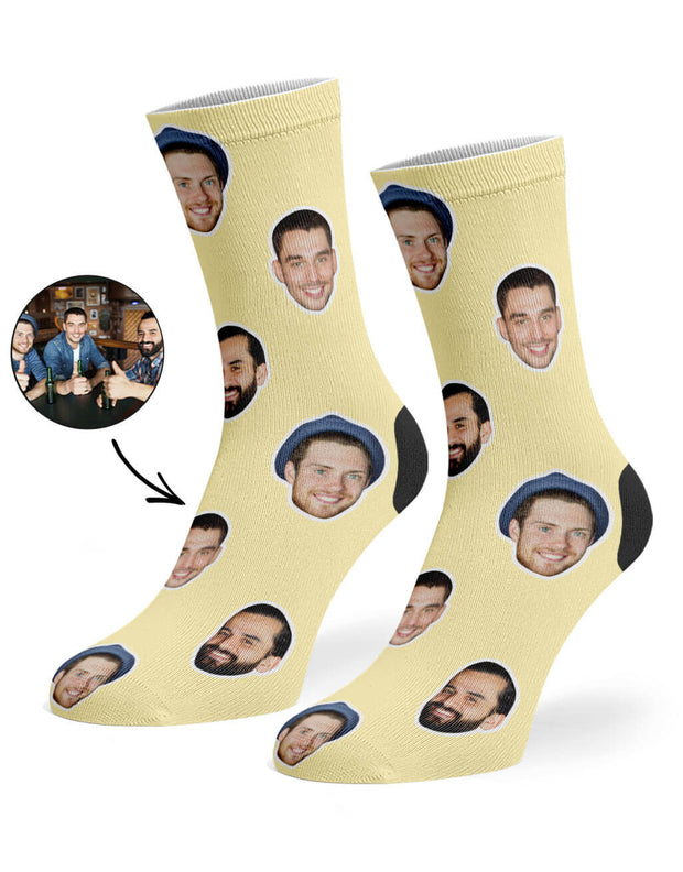 Best Friend Face Socks - Personalised Face Socks – Super Socks