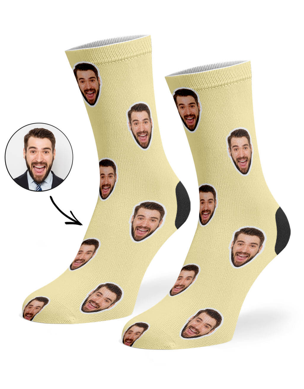 Custom Face Socks Personalised Face Socks Super Socks