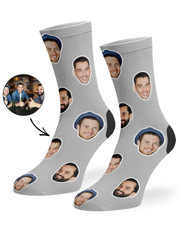 Best Friend Face Socks - Personalised Face Socks – Super Socks