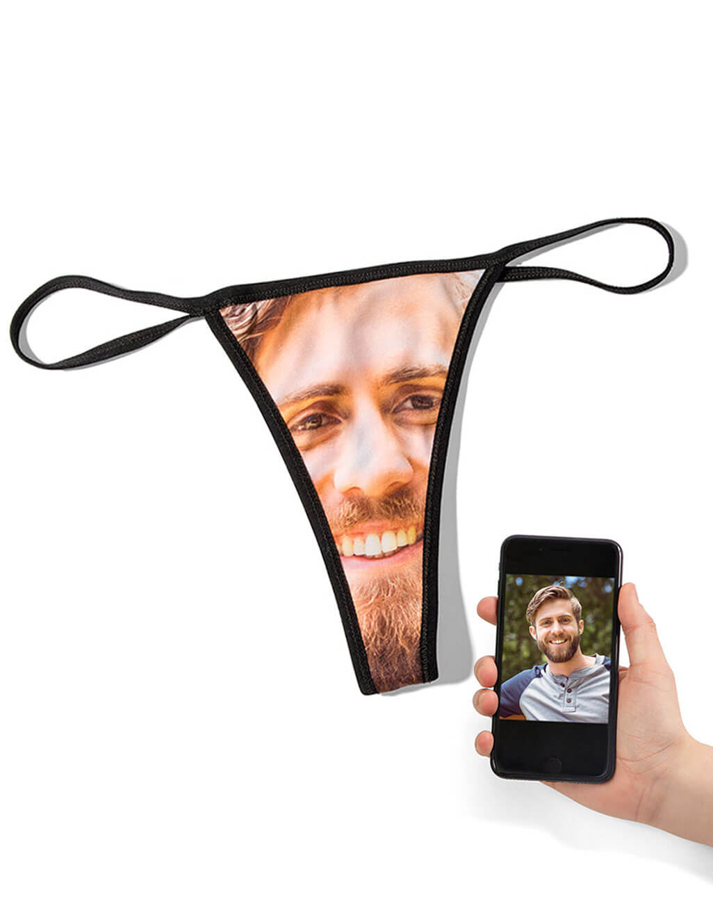 Personalised Face Thong Ladies Full Face Thong S