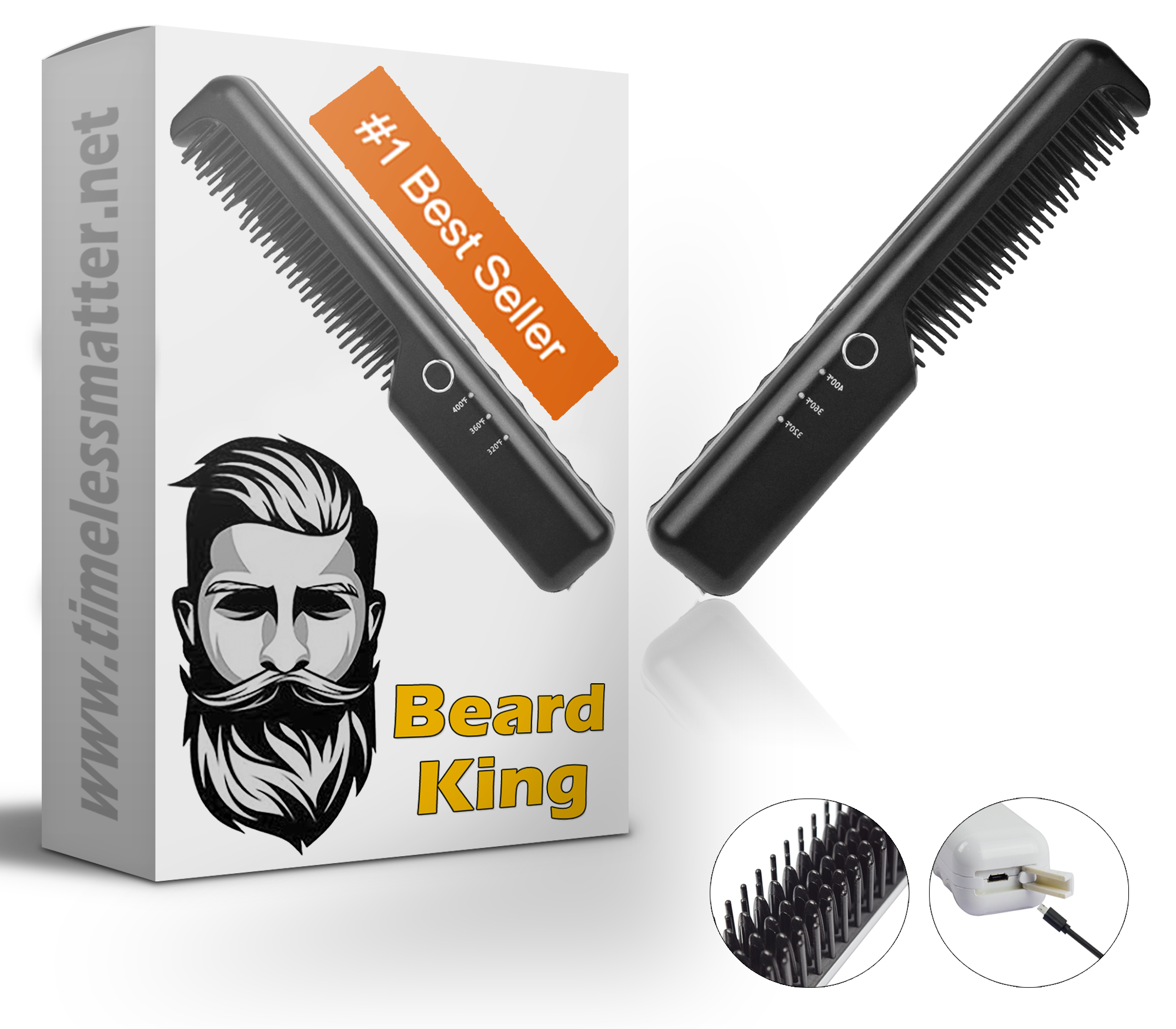 Beard Straightening Comb Best Beard Straightener Hot Comb Timeless Matter 