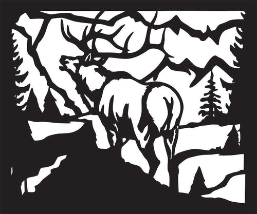 30 X 36 Elk Mountain Trees