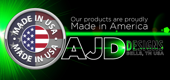 AJD Metal Designs Logo Premium Quality Metal Home Decor Made in the USA
