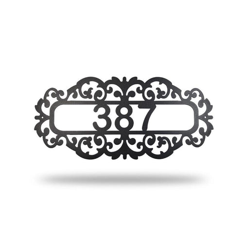 Fancy Address Sign