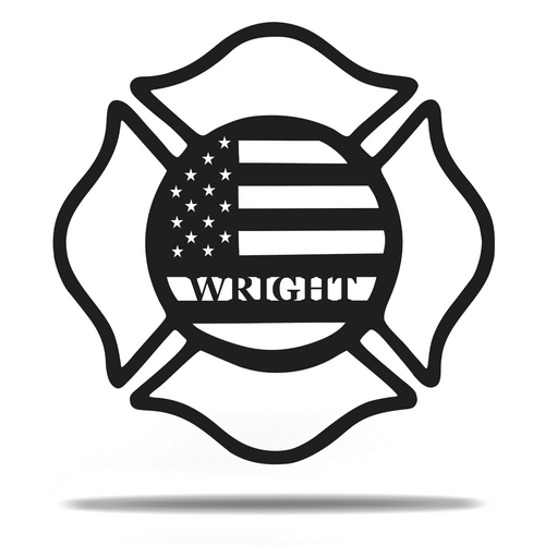 American Firefighter Monogram