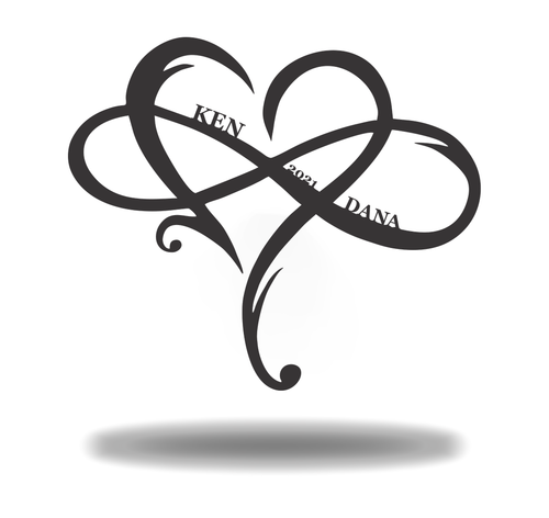 Infinity Heart Monogram