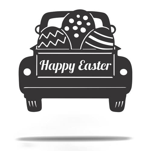 Vintage Truck Happy Easter