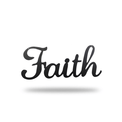 10" Faith Word Sign