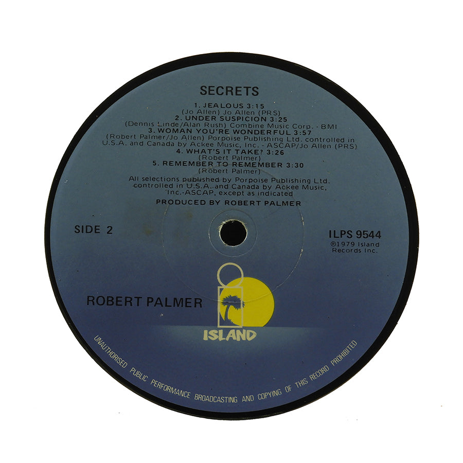 送料無料/即納】 ROBERT PALMER SECRETS