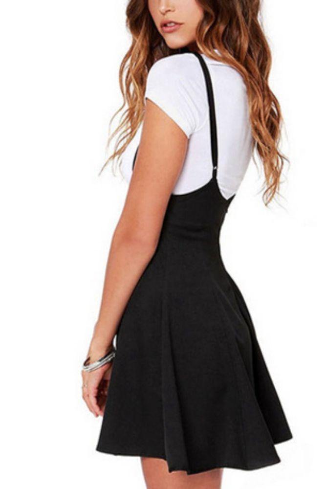 suspender skater dress