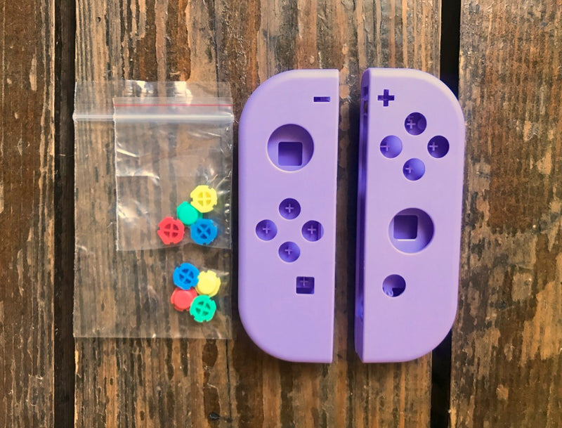 purple joycon shell