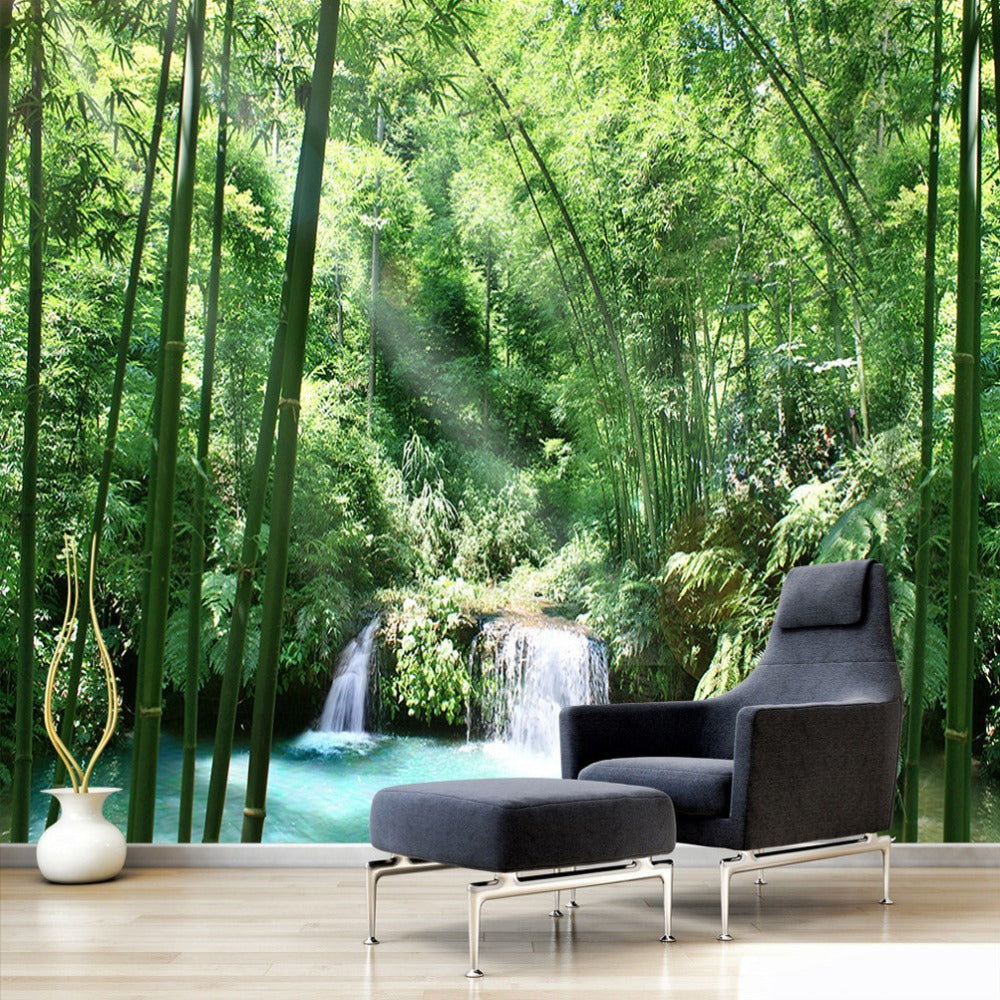 Custom Wallpaper Mural Bamboo Forest Natural Landscape | BVM Home