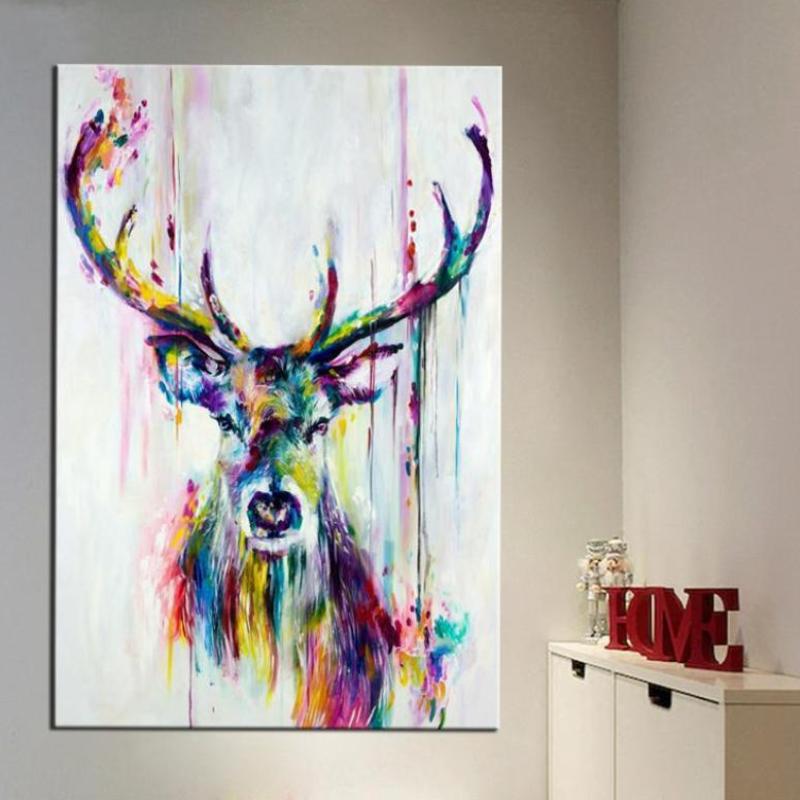 Wall Decor Abstract Deer Wall Art Free Shipping BVM Home