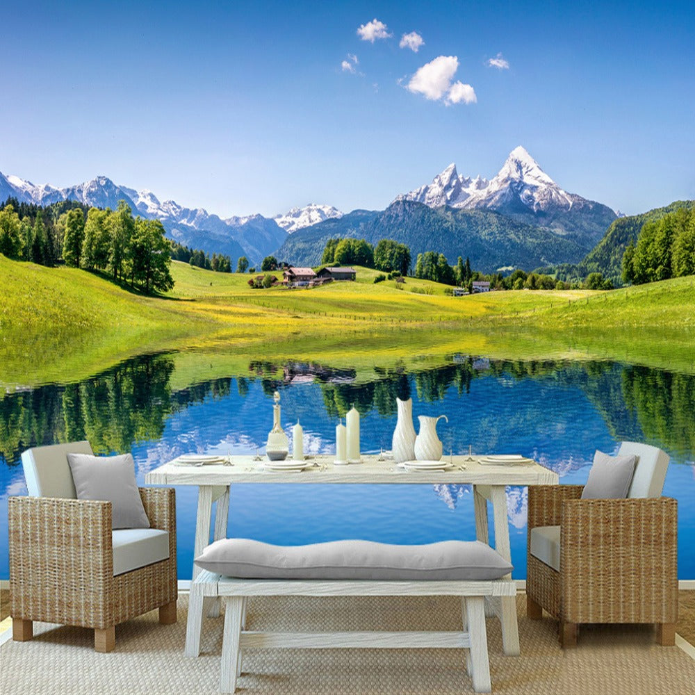 Custom Wallpaper Mural Scenic Landscapes Free Shipping | BVM Home