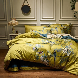 Egyptian Cotton Bedding Set Duvet Cover Set Bedroom Decor Bvm Home