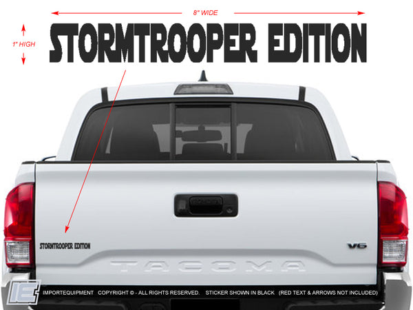 stormtrooper edition decal