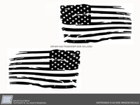 Distressed American Flag Decal - Toyota 4Runner Tacoma FJ Sequoia Tund ...
