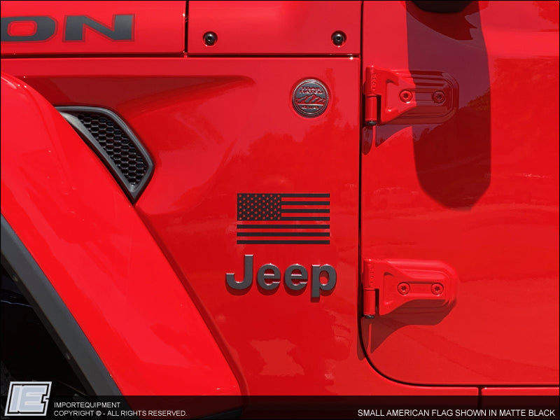 American Flag Decal - Jeep Wrangler Compass Cherokee Renegade Gladiato –  IMPORTequipment