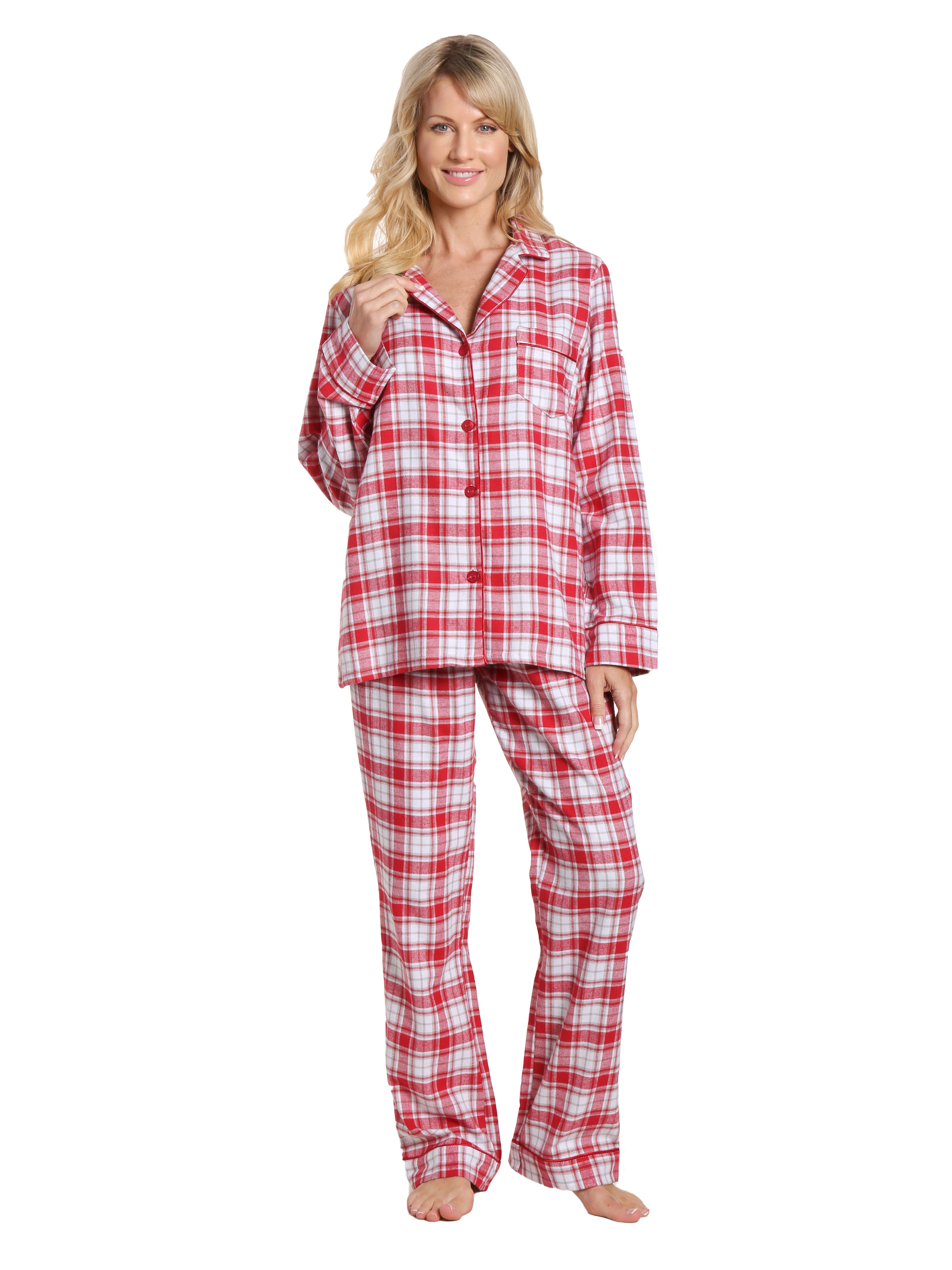 red pajamas womens