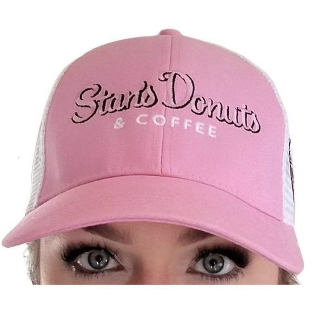 Pink Trucker Hat Stan S Donuts Coffee